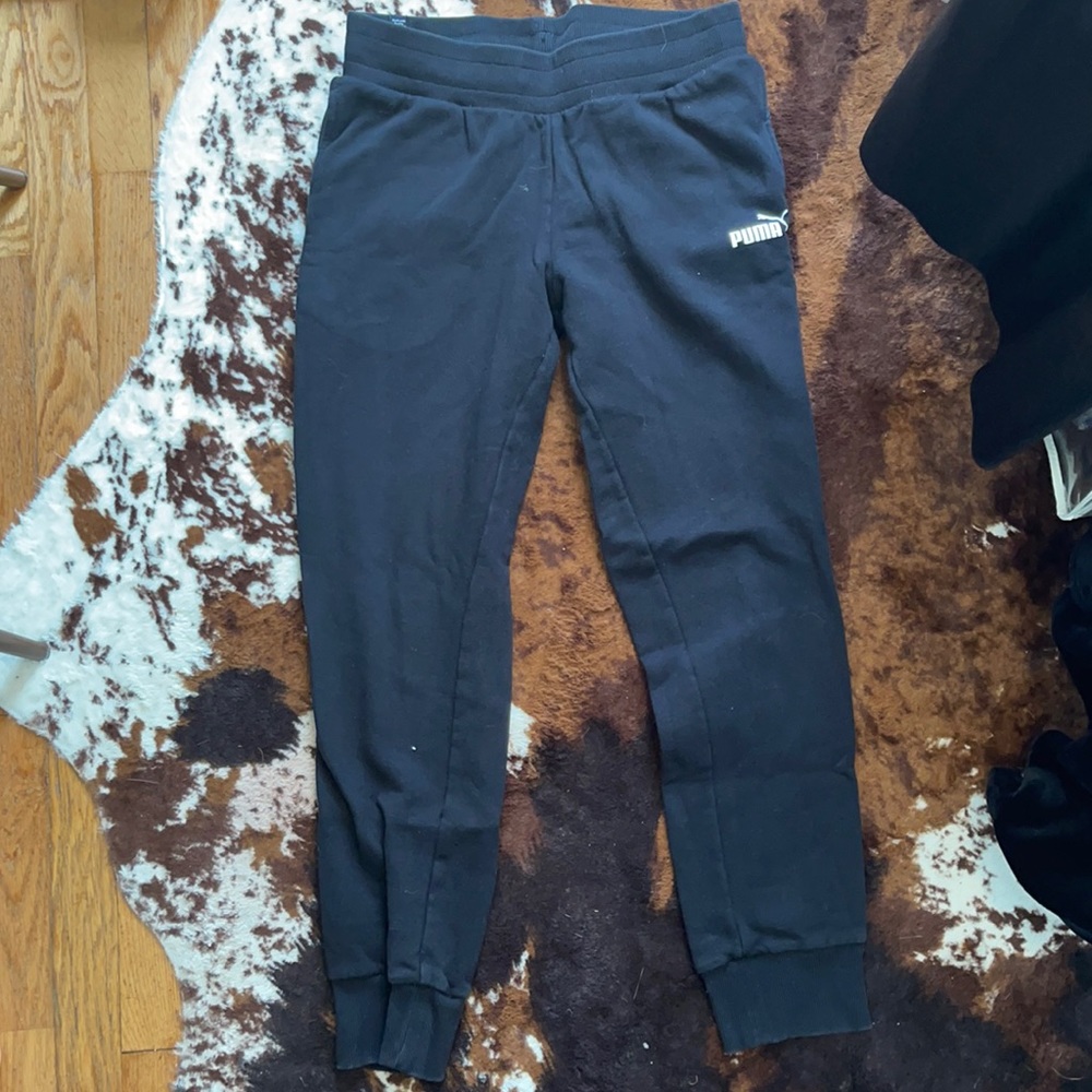 Black Puma joggers